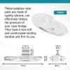 SPORTS WORLD VISION Glasses Nose Pads | Premium Quality Soft Silicone A-Shape Nose Pads for Glasses | 17mm Push-in Glasses Cushions in 2 Pairs view 2