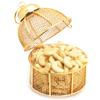 Ghasitaram Gifts Diwali Gifts Namkeen - Cage with Cashew Shaped Biscuits view 1