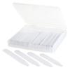 100 Plastic Collar Stays For Men Dress Shirt 2" 2.2" 2.5" 2.7 or 3" inches, White, 3" view 1