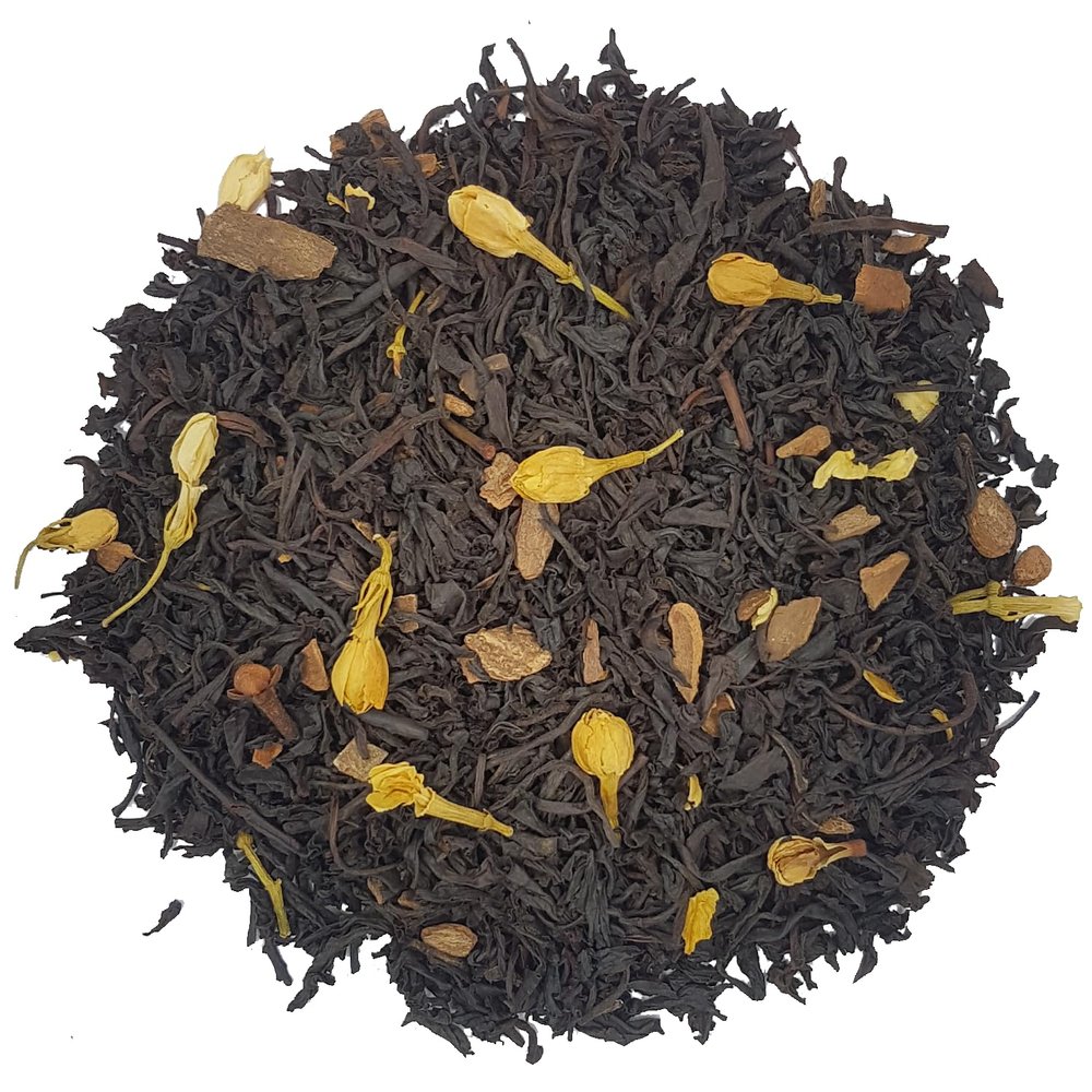 Mulled Spice Christmas Celebration Black OP Loose Leaf Tea by Simpli-Special for Hot or Iced Tea (200g in Resealable Pouch)