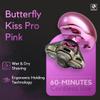 Skull Shaver Butterfly Kiss PRO - Ultimate Electric Razor for Women - Lady Shaver, Bikini Trimmer, Face Hair Remover, Pink view 2