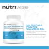 Nutriwise Wild Salmon Oil 1000mg 180 softgels Omega 3 EPA DHA view 2