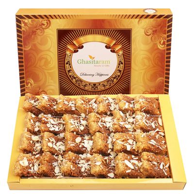 Ghasitaram Gifts Diwali Gifts Diwali Sweet - Milk Cake 800 GMS