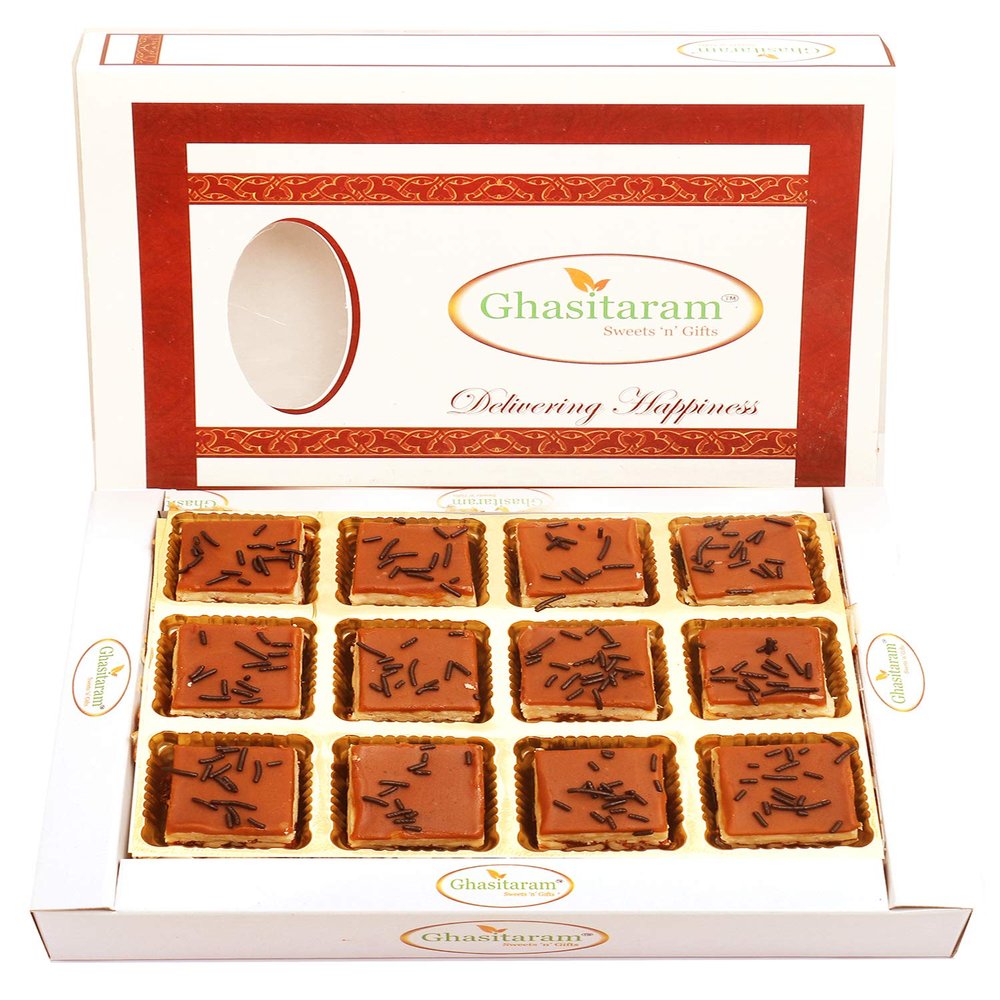 Ghasitaram Gifts Indian Sweets - Diwali Gifts Diwali Sweet - Jaggery Delight 12 pcs
