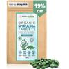 [BBE SEP 26] 500G Organic SPIRULINA Tablets [1000 x 500mg] Natural Dietary Food Supplement, Premium Quality, Non-GMO Vegan Detox Superfood Rich in Protein, Vitamins, Amino Acids, Iron view 1