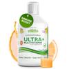 Swedish Nutra - Ultra+ Multivitamin Liquid Food Supplement - Pack of 500 ml, 33 Day Supply | Packed with Vitamins, Minerals, Super Greens & Aminos to Boost Energy & Immunity I Natural Orange Flavour view 1