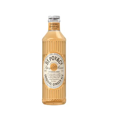 SEPOY & CO. Premium Fiery Ginger Ale made with natural Indian & African Gingers | Low Calorie, Low Sugar | Pure Himalayan Water & 100% Natural Ingredients | 12 x 200ml Bottles