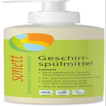 Sonett Dishwashing Liquid Lemon (6 x 300 ml)