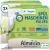 AlmaWin Machine washing-up liquid (2 x 1.25 kg) view 1
