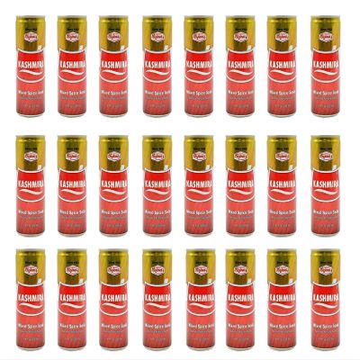 Kashmiri Masala Soda Drink- Fizzy Cool Summer Drink I Kashmira Mixed Spice Soda I Authentic Indian Recipe Black Salt, Roasted Cumin Powder, Chat Masala I Fun Refreshing Drink (Case of 24) 250 ml x 24