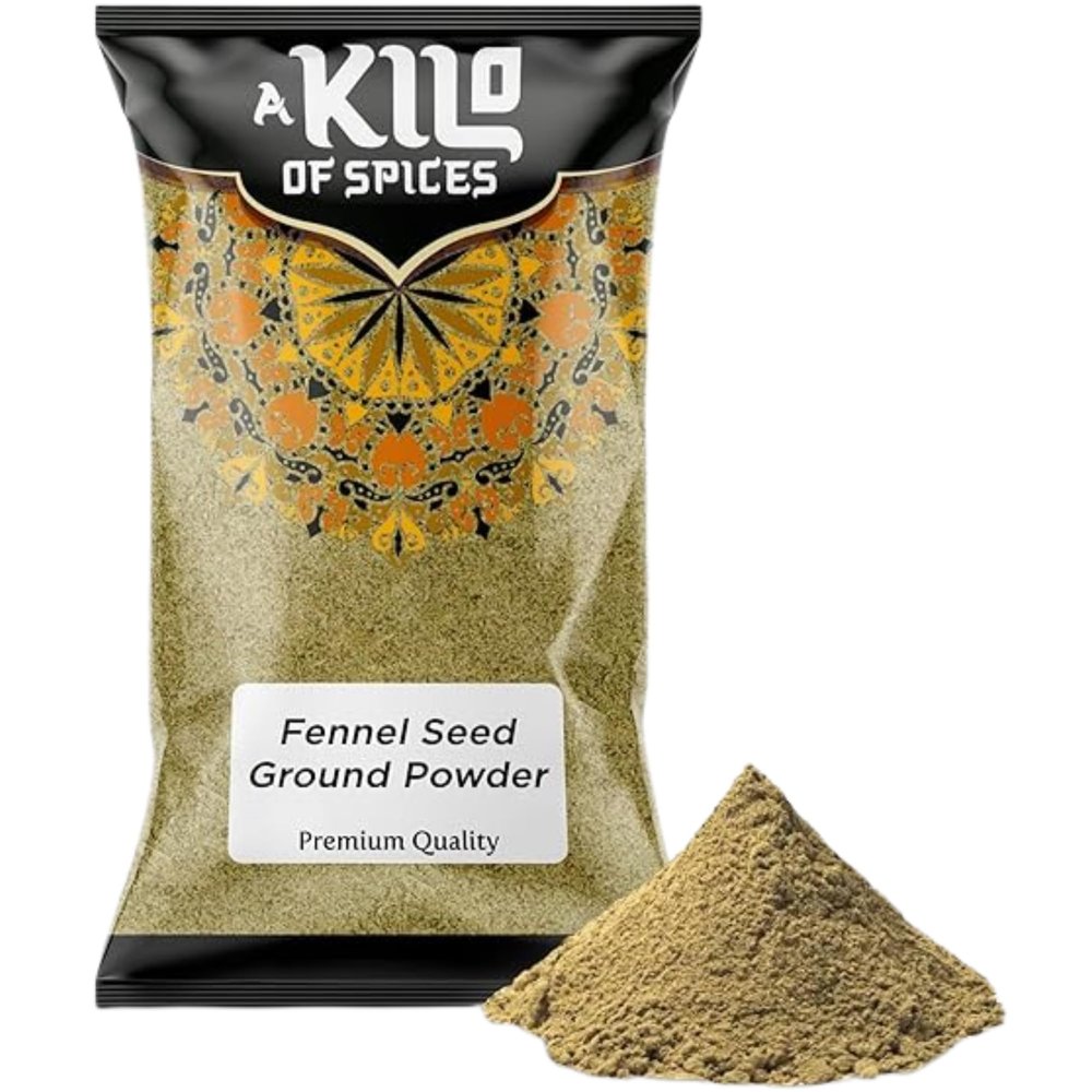 A Kilo Of Spices | Fennel Seed Ground Powder, Premium Quality Valiary Powder (1kg)