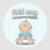 20 x Baby Boy Wallpapers 5cm Personalised Edible Cupcake Toppers on Premium Icing view 1