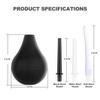RANEU Enema Bulb Silicone Anal Douche Enema Kit for Women & Men with 3 Nozzles view 3