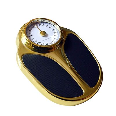 Bathroom Scale Commercial Mechanical Scale, Accurate Analog Weight Scale,Classic Retro Design,Precise up to 200 kg,Sturdy structure, for Hotel Fitness Beauty Salon