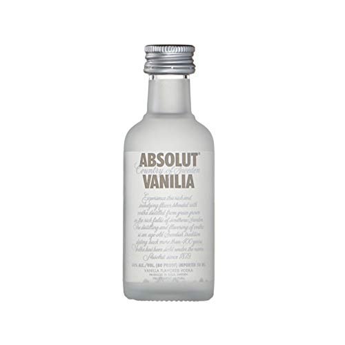 Absolut Vanilla Vodka Miniature - 5cl Single Bottle