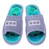 MU Portable Health Foot Massage Slippers, Acupressure Point Care Magnet Therapy Promoting Blood Circulation,Reflexology Health Shoes for Men Women,Blue view 1