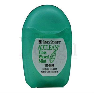 ACCLEAN Dental Plus Floss Travel Pocket Size Mint 11m x 1 Unit
