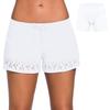 ChinFun Board Shorts Women's Swimswear Tankini Swim Briefs Swimsuit Bottom Boardshorts Beach Trunks - White - Large view 1