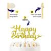 Cakeshop 30th Birthday Glitter Cake Topper, Age 30 Cake Topper Decoration, 30th Anniversary - Double Sided 400gsm Glitter Card, Choice 14 of Colours and Loads of Styles (Purple) view 3