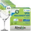 AlmaWin Dishwasher tablets (6 x 25 pieces) view 1