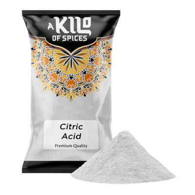 A Kilo of Spices | Citric Acid Powder 1 Kg Pure and Food Grade | Natural Preservative & Cleaning Agent | Ideal for Cooking, Baking, Canning, Descaling, and Bath Bombs Versatile Household Essential