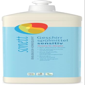 Sonett Organic Dishwasher Safe Sensitive (6 x 1 L)