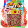 Sweetzone Watermelon Bottles, 1kg Bag of Sweets, Experience the Watermelon Sweet, Jelly Sweets and Chewy Candy, Mouthwatering Tangy Flavour for Halal Sweet for All Ages view 1