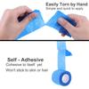12 Pack Self Adhesive Bandages, Non-Woven Self Adherent Cohesive Tape Bandages Rolls Pet Vet Wrap Tapes Strong Elastic Stretch Sport Tape for Wrist, Ankle Sprains & Swelling - 2" x5 Yards (12 Colors) view 3