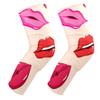 EZIOLY Print of Lips Knee Pads, Basketball Football Volleyball Honeycomb Leg Sleeve Kneepad Protector Padded Support Knee Brace for Men Women view 1