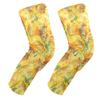 EZIOLY Sunflowers Watercolor Knee Pads, Basketball Football Volleyball Honeycomb Leg Sleeve Kneepad Protector Padded Support Knee Brace for Men Women view 1