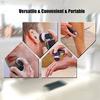 GMtes Portable Travel Electric Shaver Mini Rotary Razor, Travel Magnetic Suction Mobile Phone Razor Emergency Electric Rotary Beard Shaver,C,IOS view 2