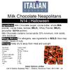 Italian Options Halloween Pumpkin Trick or Treat Milk Chocolate Neapolitans, 100 Chocolates, Orange view 3