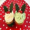 12 Sugar Holly Leaves and 12 Red Chocolate Holly Berries- Edible & Handmade with Love in The UK! view 4