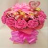 Baskets Hampers and More Chocolate Bouquet Pink Pretty Baby girl - Sweet Gift Hamper view 1
