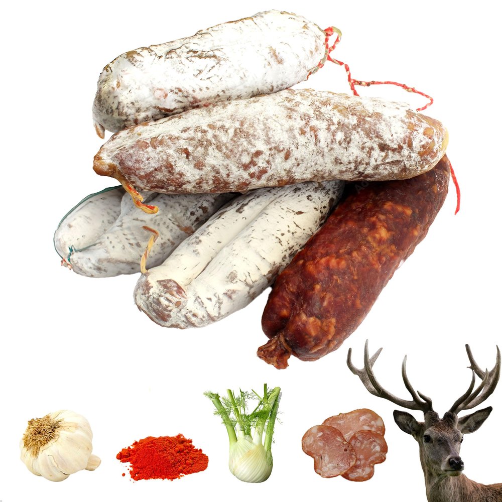 Gourmet Selection Of Saucisson Sec From The Savoire From Urban Merchants, Approx 850g