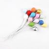 Ercadio Balloon Cupcake Toppers 6 Colors Resin Round Shape 3D Balloons Cake Picks Baby Shower Boys Birthday Party Cake Decoration Supplies 12 PCS view 3