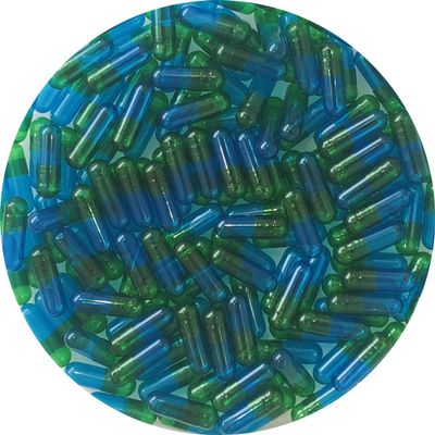DR T&T 1000 Empty gelatin gelatine Capsules capsule size 3 green clear/blue clear EU product