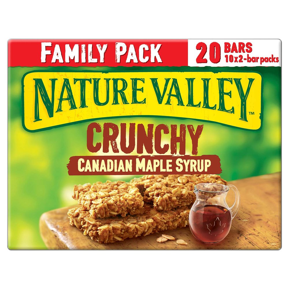 Nature Valley Crunchy Canadian Maple Syrup Family Pack Cereal Bars, 420 g 7006360004