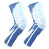 EZIOLY Howling Wolf in Fir Tree Forest Knee Pads, Basketball Football Volleyball Honeycomb Leg Sleeve Kneepad Protector Padded Support Knee Brace for Men Women view 1