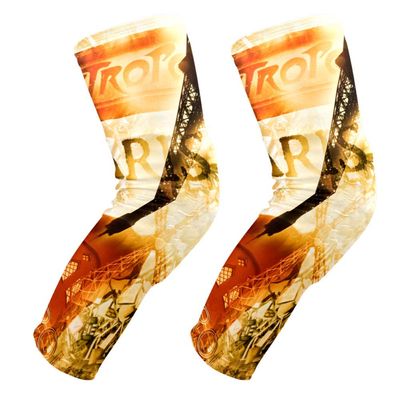 EZIOLY Collage with Different Landmarks Knee Pads, Basketball Football Volleyball Honeycomb Leg Sleeve Kneepad Protector Padded Support Knee Brace for Men Women