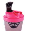 oliveware Gym Shaker 750 ml with Extra Compartment,BPA Free Plastic & 100% Leak proof, Ideal for Protein, Set of 1 - Pink view 3