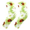 EZIOLY Chamomiles and Ladybirds Knee Pads, Basketball Football Volleyball Honeycomb Leg Sleeve Kneepad Protector Padded Support Knee Brace for Men Women view 1