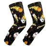 EZIOLY Sports Balls Soccer Vollyball Fire Knee Pads, Basketball Football Volleyball Honeycomb Leg Sleeve Kneepad Protector Padded Support Knee Brace for Men Women view 1