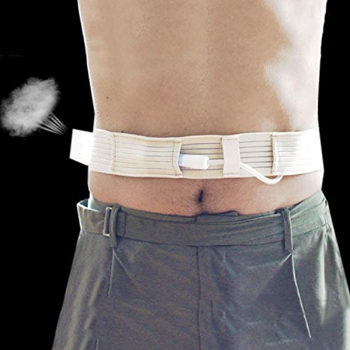 2 Pcs Catheter Fixation Device - Abdominal Dialysis Belt & Patient Drainage Tube Belt - G Tube Holder for Abdominal Tube Storage,S