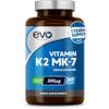 EVO NUTRITION Vitamin K2 MK-7 200mcg | 365 Vegetarian and Vegan Tablets (not Capsules) | 1-A-Day | Supports Maintenance of Normal Bones | One Years Supply of High Strength Vitamin K2 Menaquinone MK7 view 1