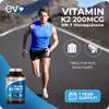 EVO NUTRITION Vitamin K2 MK-7 200mcg | 365 Vegetarian and Vegan Tablets (not Capsules) | 1-A-Day | Supports Maintenance of Normal Bones | One Years Supply of High Strength Vitamin K2 Menaquinone MK7 view 4