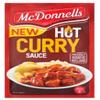 McDonnells Hot Curry Sauce Sachet Made in Ireland 50g Pack (Perfect for Curry Lovers who Enjoy a Little More Spice) view 1