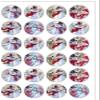24 Precut 40mm Round Vintage Christmas SNOWMAN Edible Wafer Paper Cake Toppers view 2