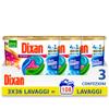 Dixan Discs Multicolor Prevented Washing Machine Detergent in Coloured Capsules 4 in 1-3 x 36 Washes (108 Washes) view 1