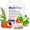 BrainFlex - Nootropic Brain Supplement Stack with Ginseng, Ginkgo, Bacopa Monnieri, L-Theanine, NAC, DHA Plus Vitamins B3, B5, B12 and Zinc for Mental Performance and Cognitive Function - 60 Capsules view 1